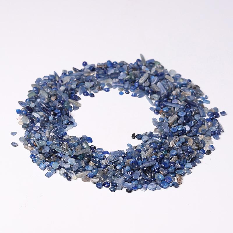 0.1kg 5-7mm Natural Blue Kyanite Chips Best Crystal Wholesalers