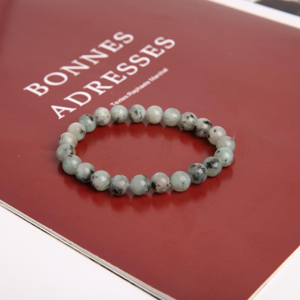 8mm Kiwi Jasper Crystal Bracelet Best Crystal Wholesalers