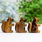 2.0" Tiger's Eye Squirrel Crystal Carving Animal  Bulk Best Crystal Wholesalers