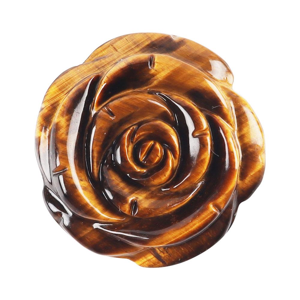 Crystal Flower Pocket Stone Hand Carved Gemstone Flower Healing Crystal Rose Flower For Sale Plants Bulk Best Crystal Wholesalers