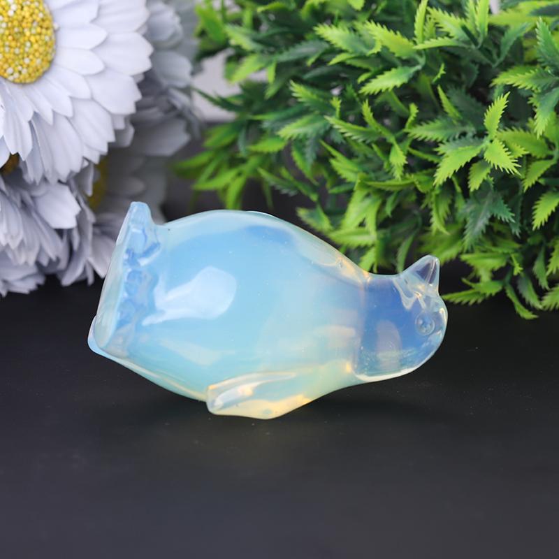 3" Opalite Penguin Crystal Carving Animal Bulk Best Crystal Wholesalers