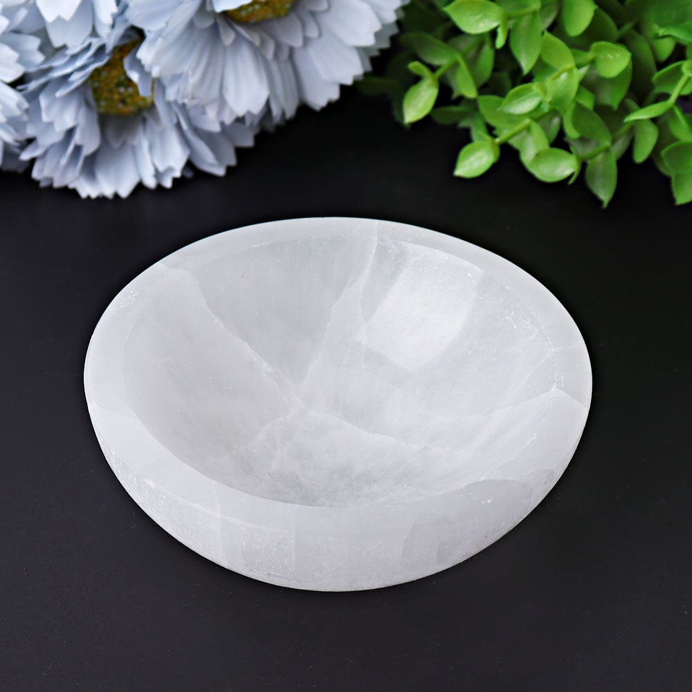 3.8" Selenite Bowl Crystal Carving Best Crystal Wholesalers