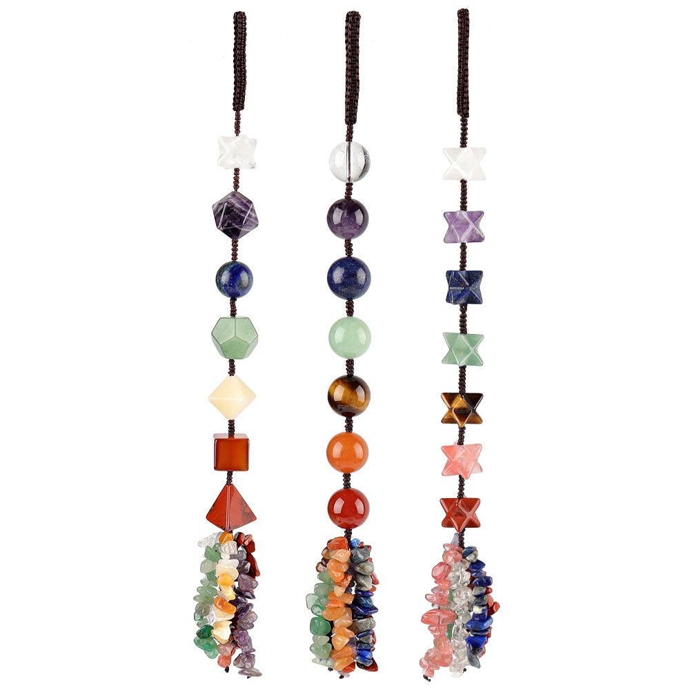 10" Chakra Crystal Hanging Ornament Best Crystal Wholesalers