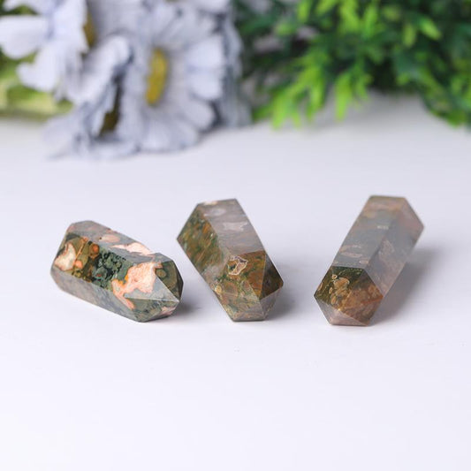 Hotsale Natural Rainforest Jasper Towers Points Bulk  Best Crystal Wholesalers