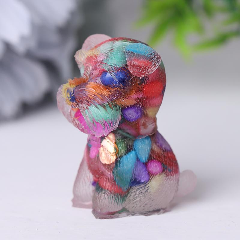 Wholesale Resin Crystal Schnauzer Dog Best Crystal Wholesalers