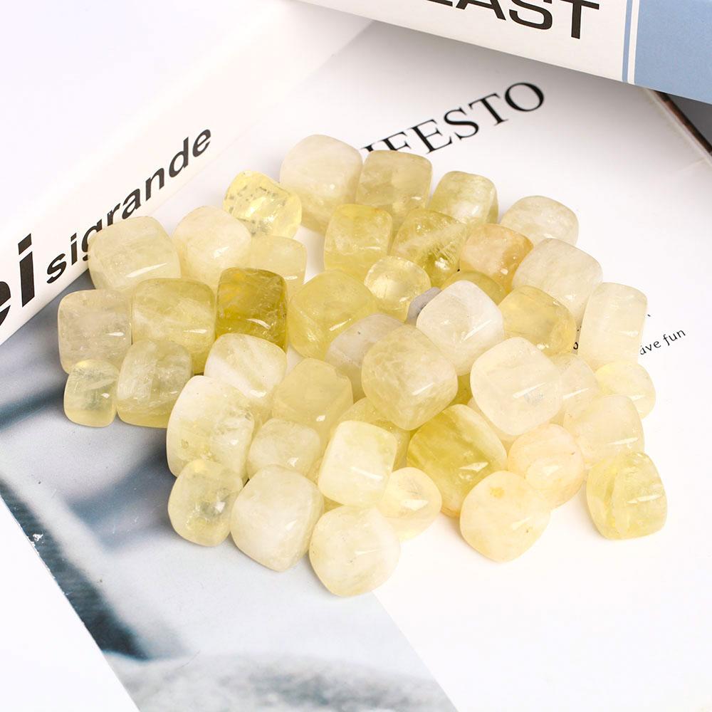 0.1kg Citrine Crystal Cubes bulk tumbled stone Best Crystal Wholesalers