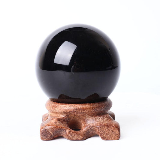 6cm Black Obsidian Crystal Sphere Best Crystal Wholesalers