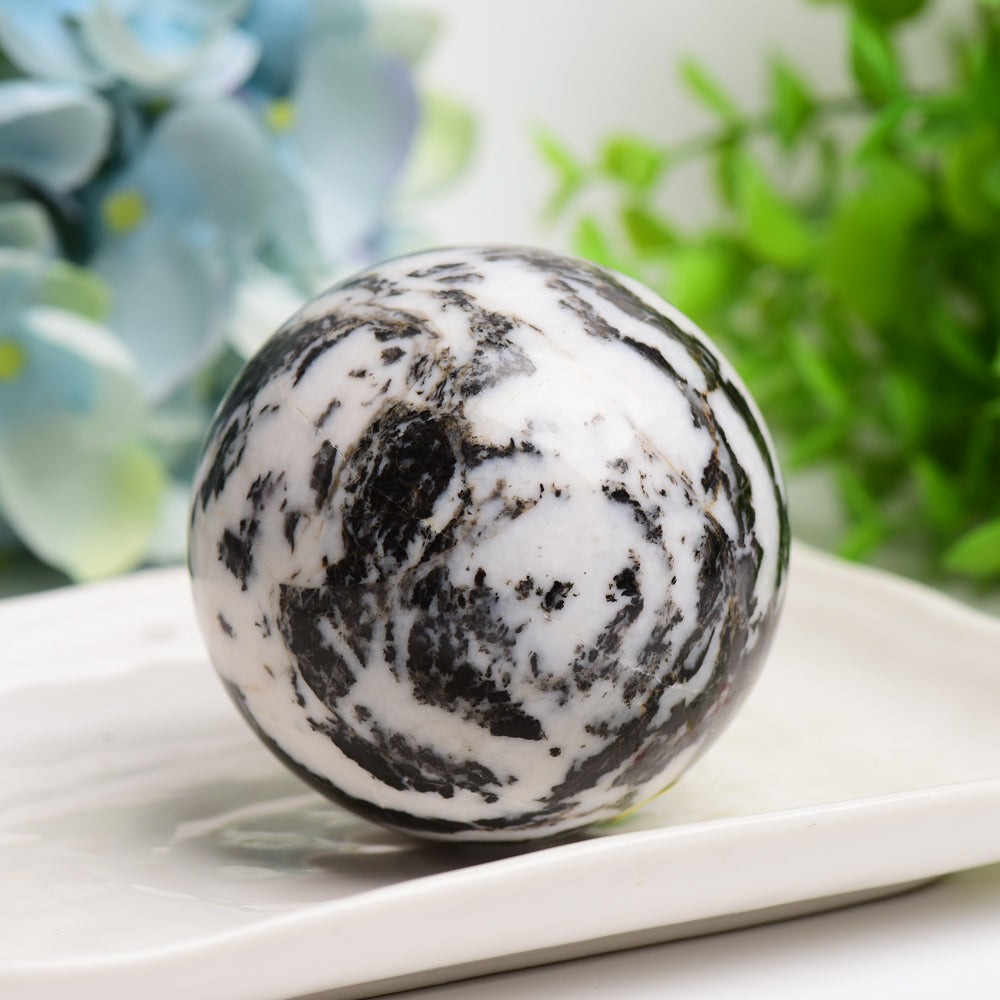 2.5"-4.0" Zebra Jasper Crystal Sphere Bulk WholesaleBest Crystal Wholesalers