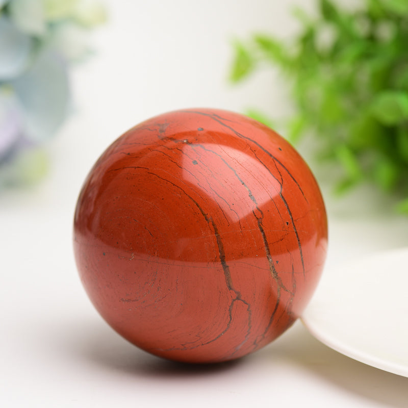 2.5"-3.0" Red Jasper Crystal Sphere Bulk Crystal wholesale suppliers