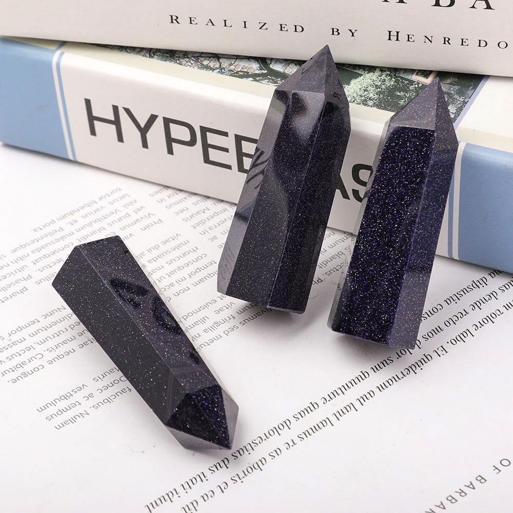 Blue Sandstone Crystal Towers Points Bulk Best Crystal Wholesalers