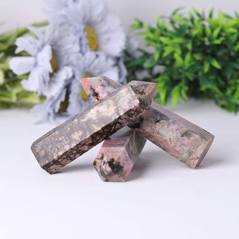 Rhodonite Towers Points Bulk for Decoration Best Crystal Wholesalers