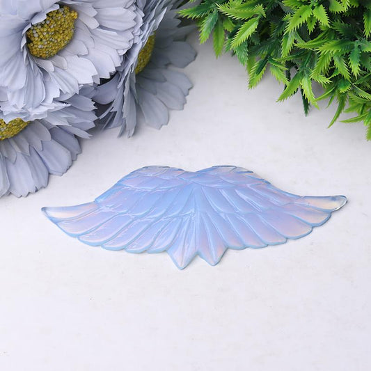 4.5" Angel Wings Crystal Carvings Model Bulk Best Crystal Wholesalers