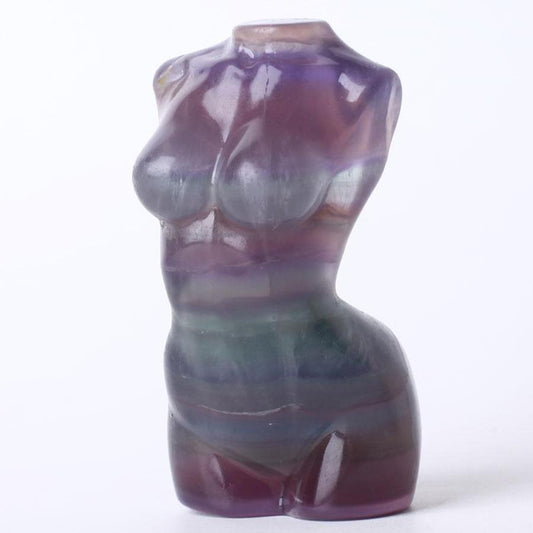 Fluorite Woman Body Figurine Crystal Carvings Best Crystal Wholesalers