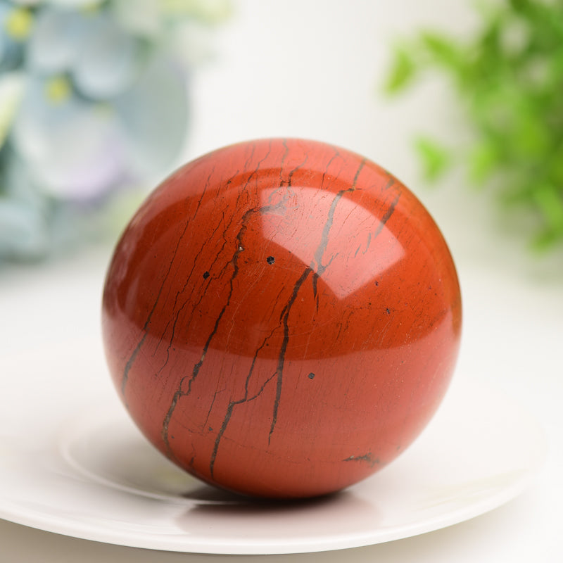 2.5"-3.0" Red Jasper Crystal Sphere Bulk Crystal wholesale suppliers