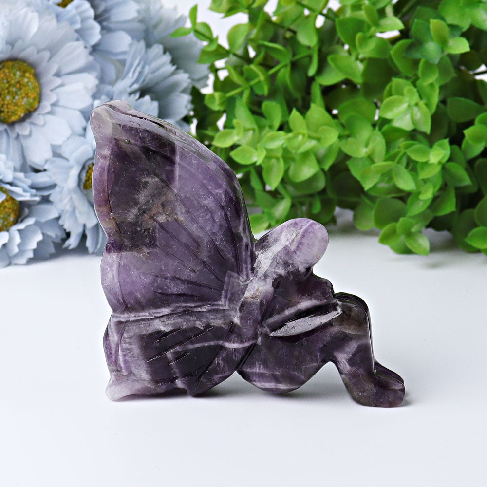 3.5" Dream Amethyst Fairy Crystal Carvings Best Crystal Wholesalers