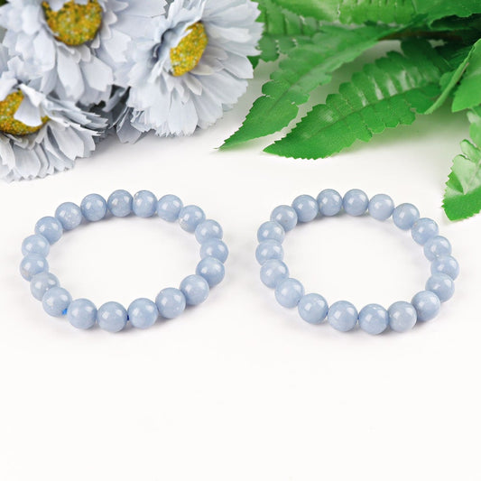 10mm Angelite Crystal Bracelet Best Crystal Wholesalers