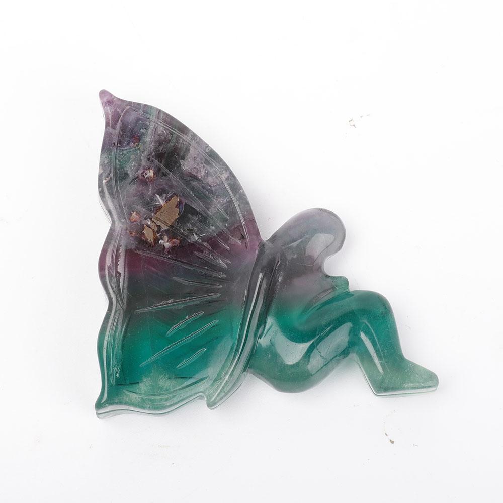 Fluorite Butterfly Carvings