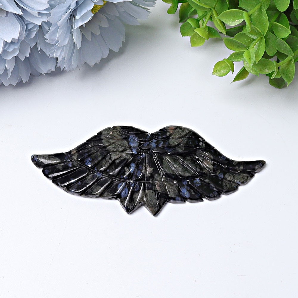 4.7" Angel Wings Crystal Carvings Model Bulk Best Crystal Wholesalers