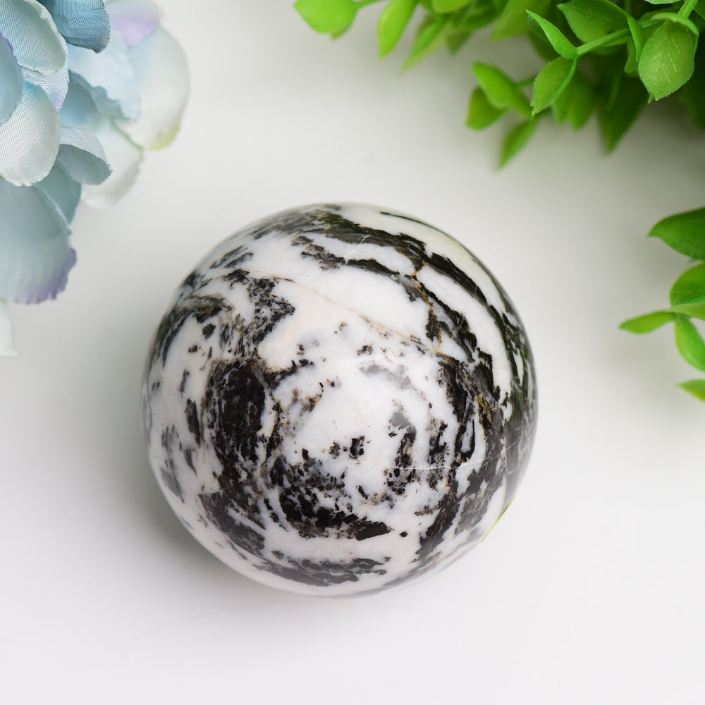 2.5"-4.0" Zebra Jasper Crystal Sphere Bulk WholesaleBest Crystal Wholesalers