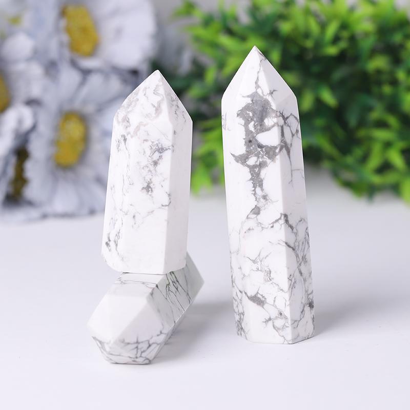 Howlite Point Healing Towers Points Bulk Best Crystal Wholesalers