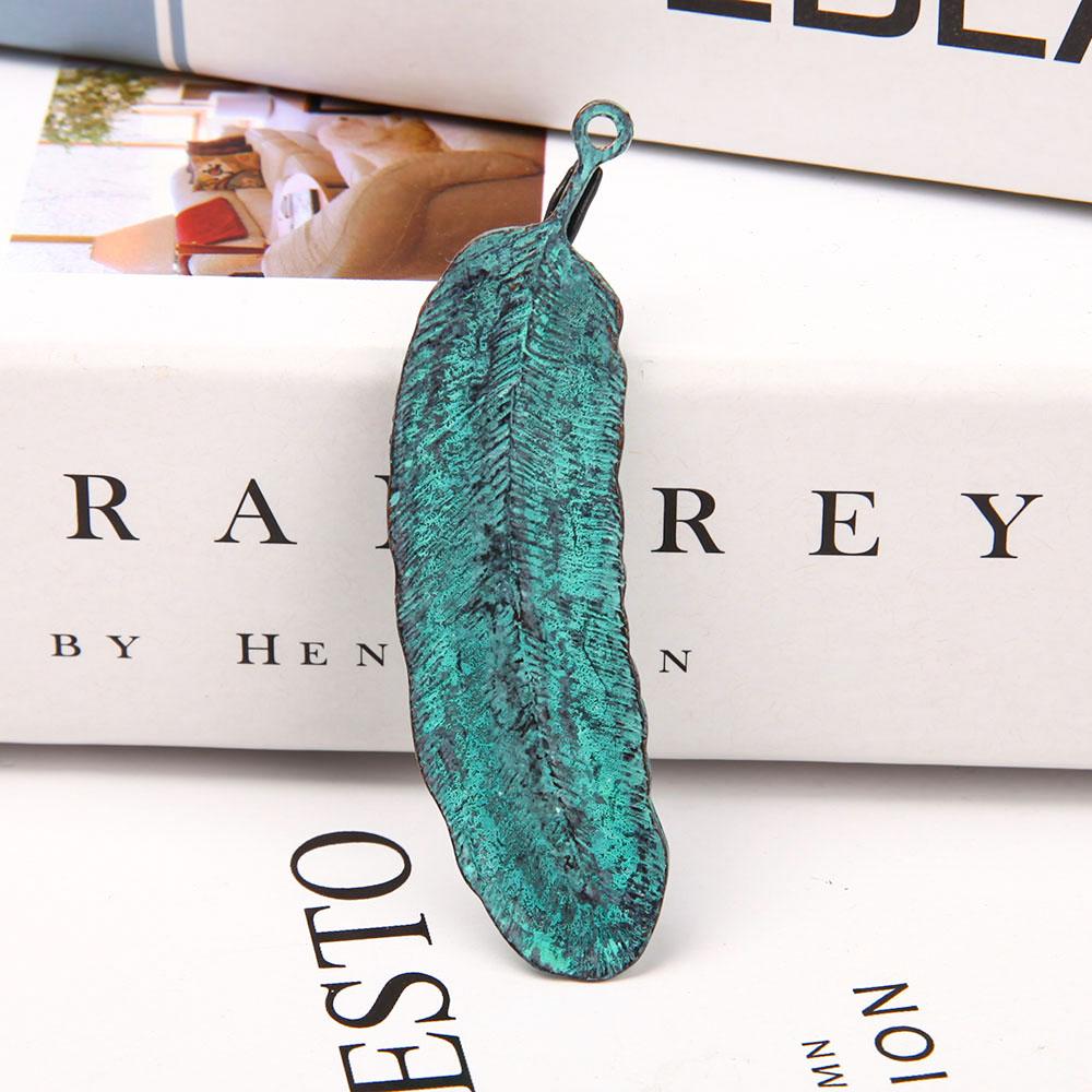 Metal Feather Shape Pendant with Kyanite Best Crystal Wholesalers