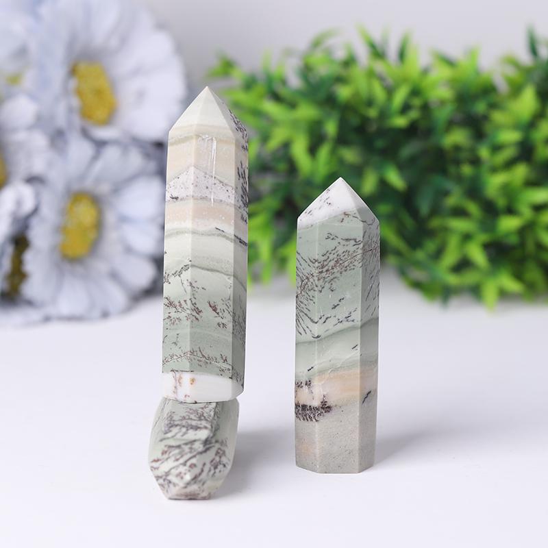 Natural Picture Jasper Towers Points Bulk Best Crystal Wholesalers