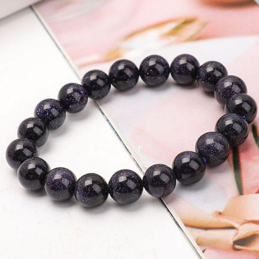 12mm Blue Sandstone Bracelet Best Crystal Wholesalers