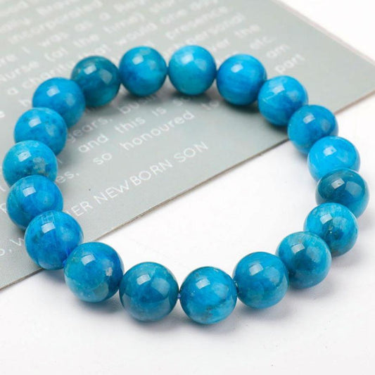 10.5mm Blue Apatite Bracelet Best Crystal Wholesalers