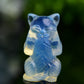 1.9" Opalite Cat 'Hear No Evil, Speak No Evil, See No Evil' Crystal Carving Animal Cartoon Bulk Best Crystal Wholesalers