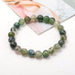 8mm Moss Agate Bracelet Best Crystal Wholesalers