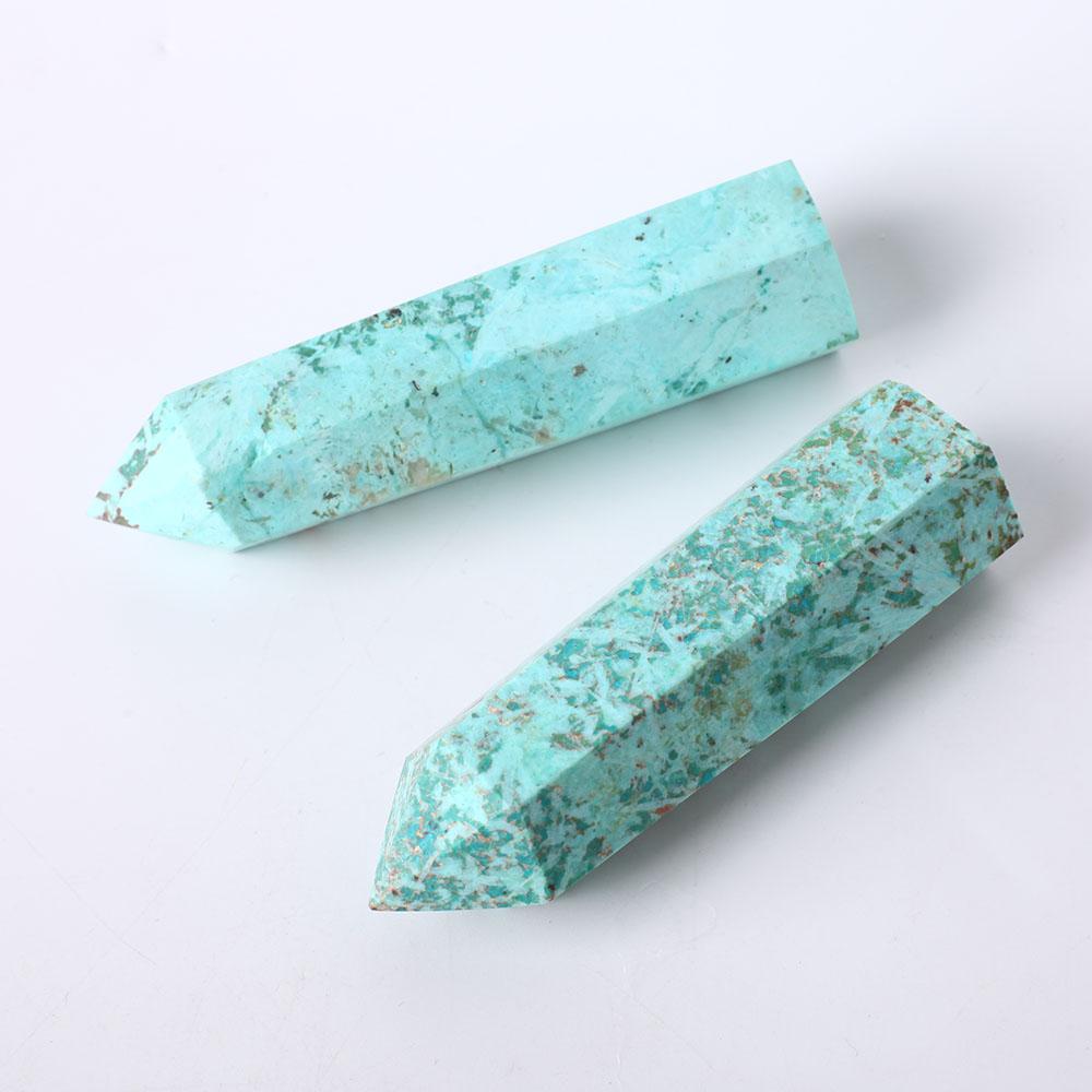 Set of 3 Chrysocolla Towers Points Bulk Best Crystal Wholesalers