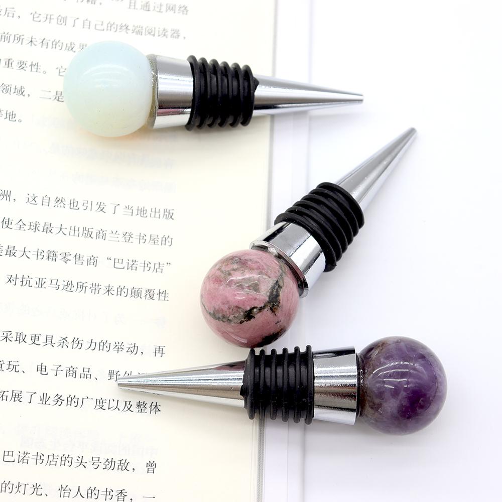 Crystal Carvings Gemstone Wine Stoppers Best Crystal Wholesalers