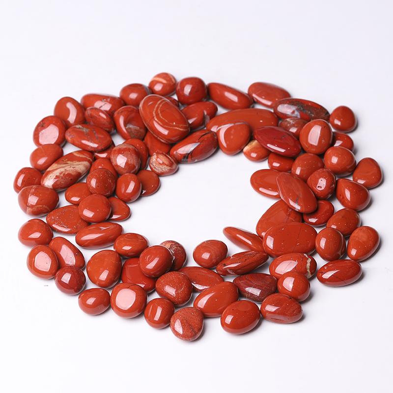 0.1kg 20-30mm Natural Red Jasper bulk tumbled stone Best Crystal Wholesalers