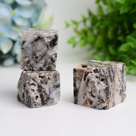 1.5" Druzy Zinc Cube Crystal Carving Bulk Crystal wholesale suppliers