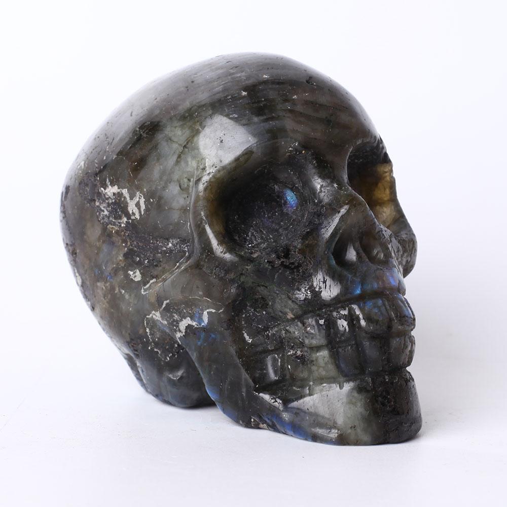 3" Larbradorite Crystal Carving Skull Best Crystal Wholesalers