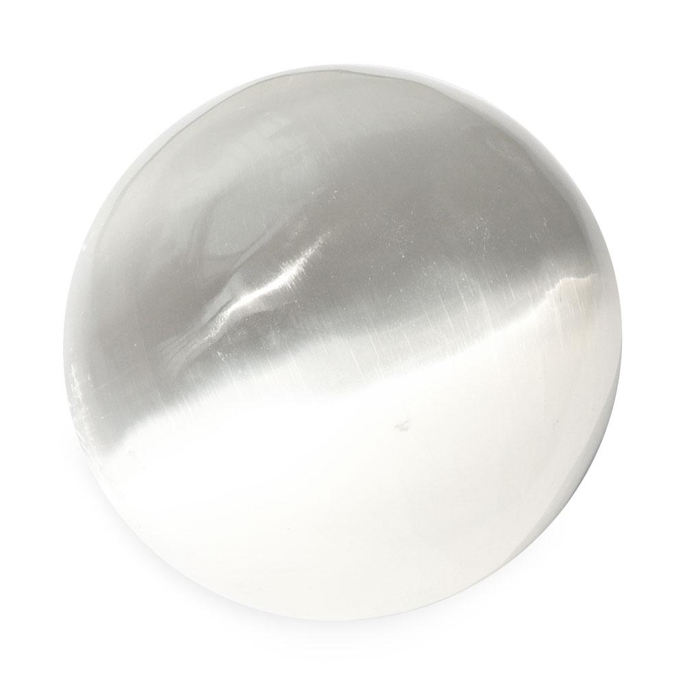 3.85” Selenite White Spheres Ball Best Crystal Wholesalers