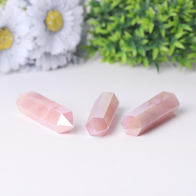 Wholesale Aura Rose Quartz Towers Points Bulk for Collection Best Crystal Wholesalers