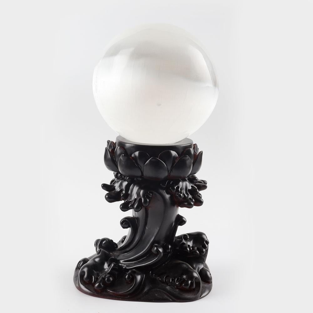 3.85” Selenite White Spheres Ball Best Crystal Wholesalers