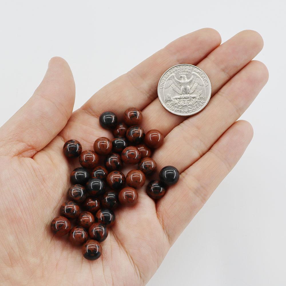 10mm No hole/Undrilled 30pcs Natural Crystal Beads Stone Gemstone Round Loose Energy Healing Beads Best Crystal Wholesalers