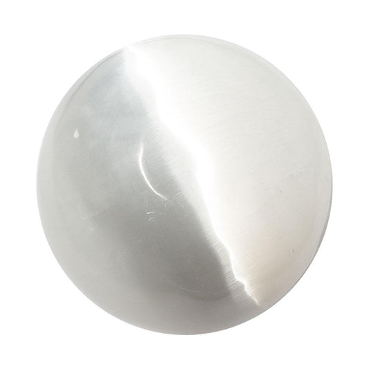 3.85” Selenite White Spheres Ball Best Crystal Wholesalers