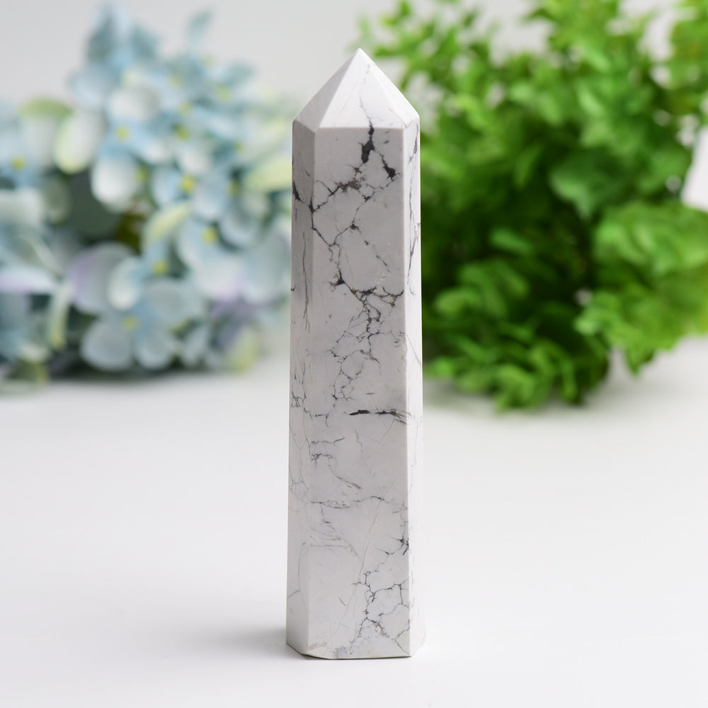 6.0"-8.0" Howlite Crystal Tower Bulk Crystal wholesale suppliers