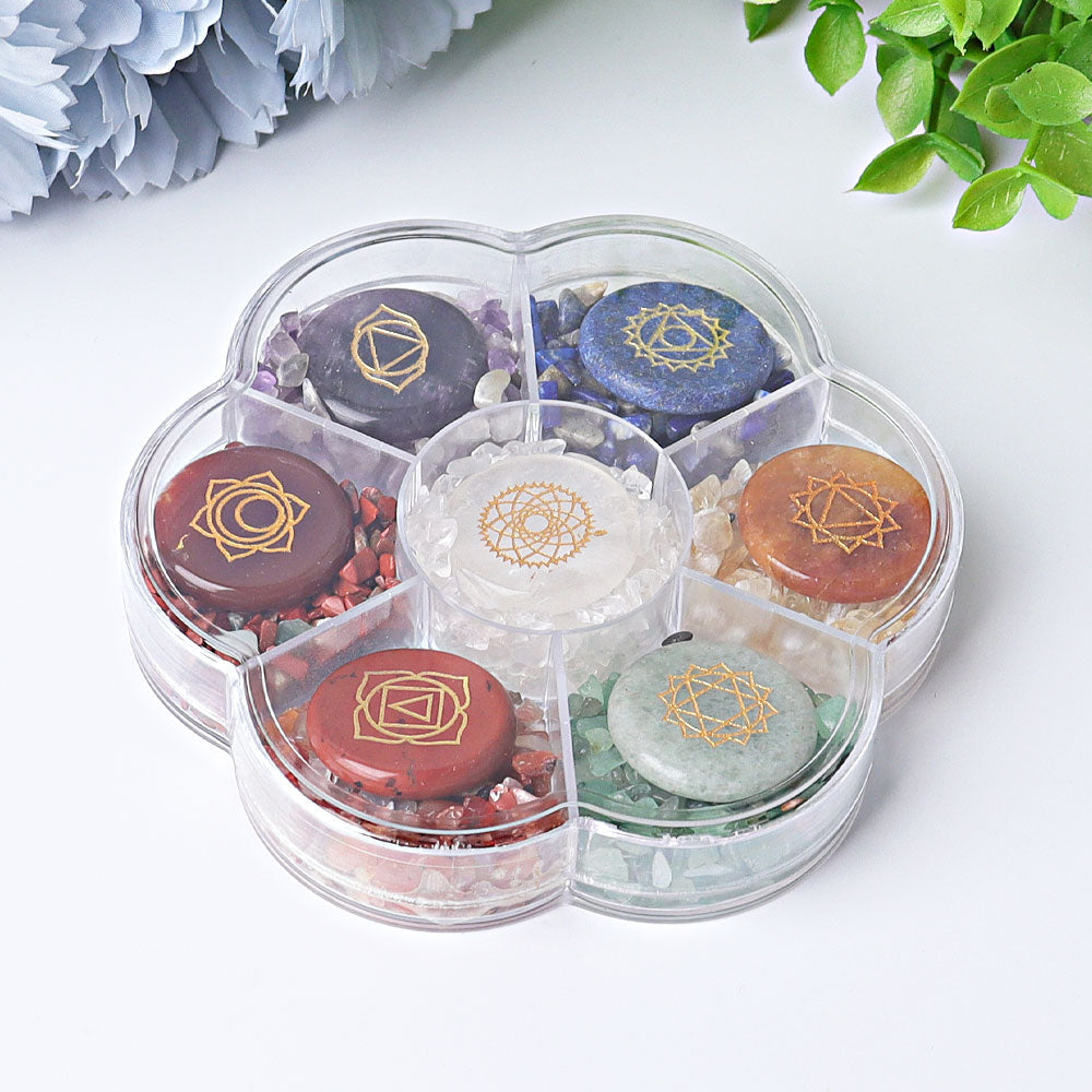 Chakra Crystal Chips Box Free Form Best Crystal Wholesalers