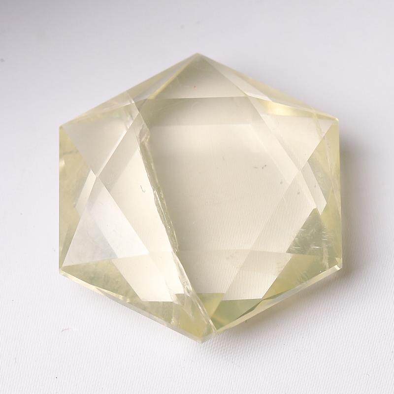 1" Crystal Hexagon Pocket Stone  for Pendant for DIY Best Crystal Wholesalers