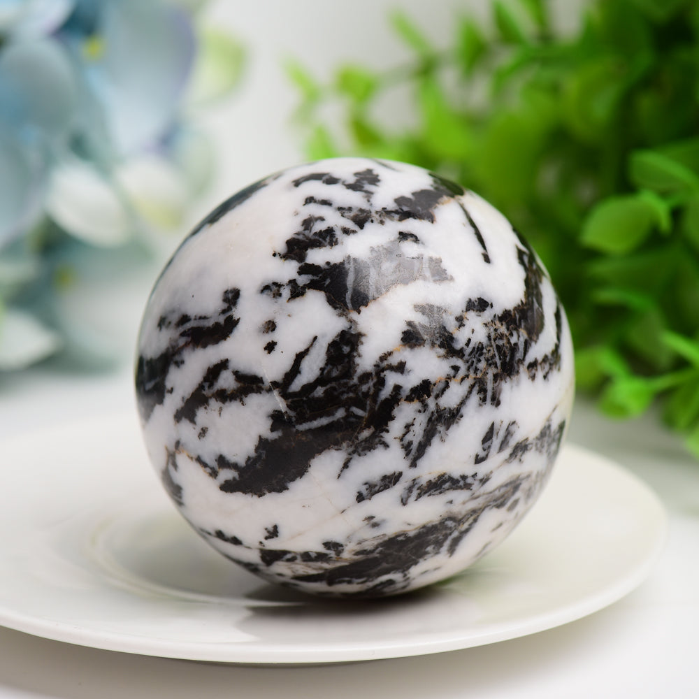 2.5"-4.0" Zebra Jasper Crystal Sphere Bulk WholesaleBest Crystal Wholesalers