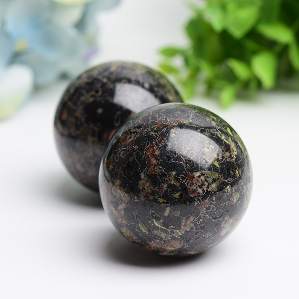 2.0" Plum Bloomson Crystal Sphere Bulk Wholesale