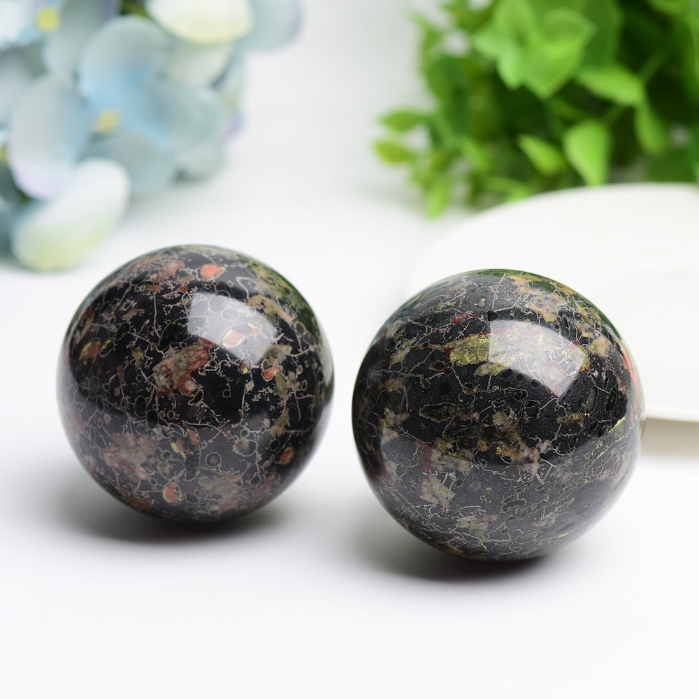 2.0" Plum Bloomson Crystal Sphere Bulk Wholesale