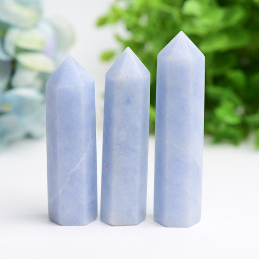 2.5"-4.5" Celestite Points Bulk Wholesale