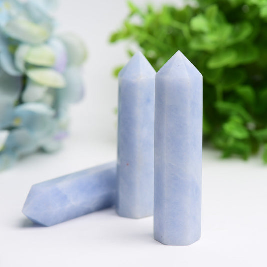 2.5"-4.5" Celestite Points Bulk Wholesale