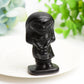 Black Obsidian Crystal Carving for Halloween