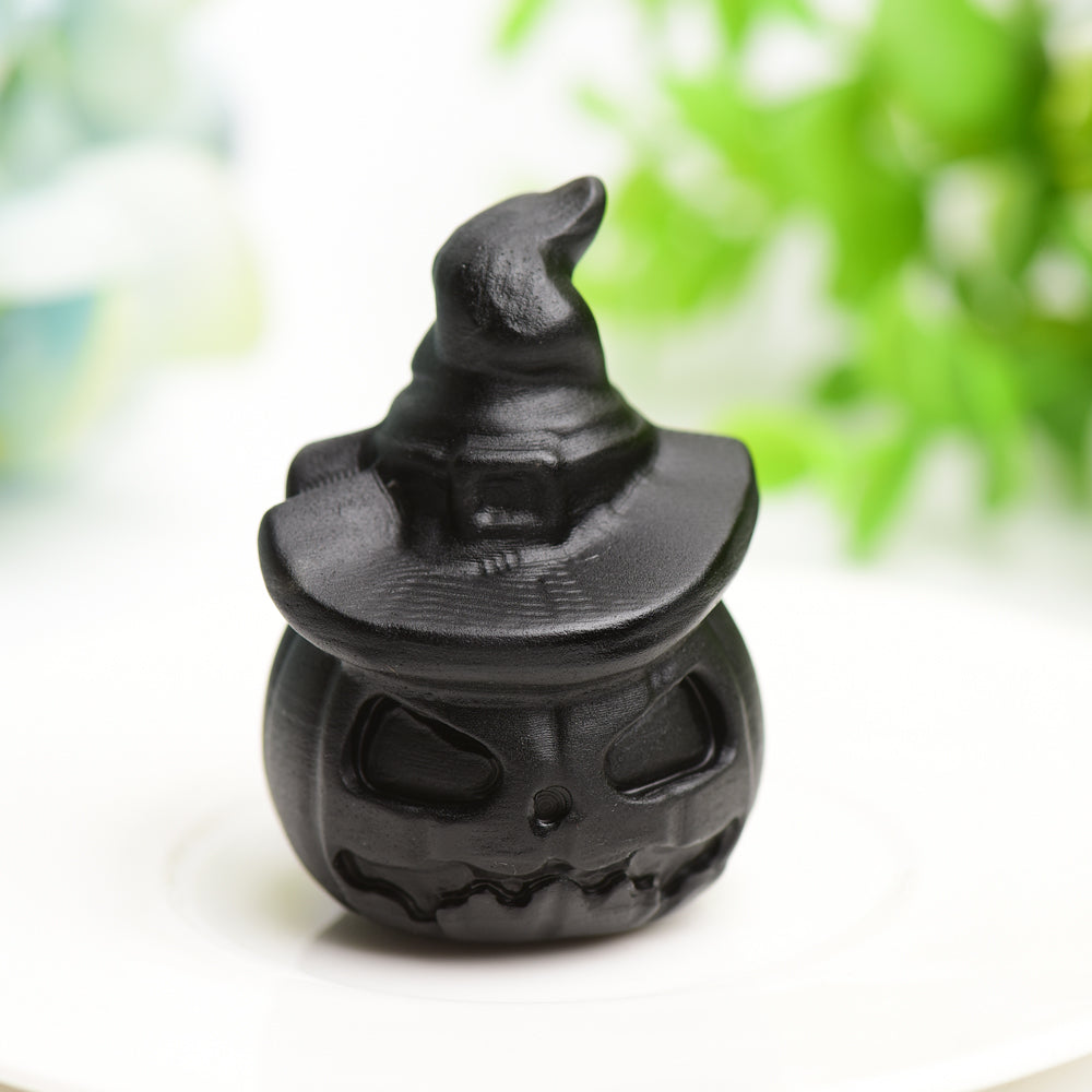 Black Obsidian Carving for Halloween Bulk Wholesale